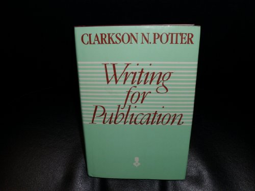 cover image Writing for Publication