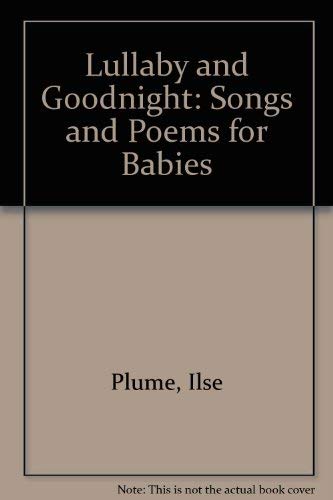 cover image Lullaby and Goodnight: Songs and Poems for Babies