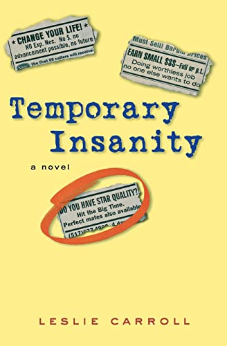cover image Temporary Insanity