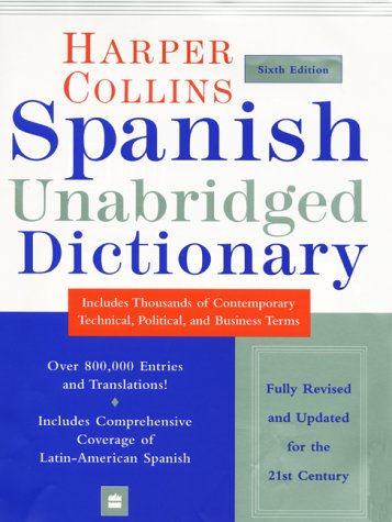 cover image HarperCollins Spanish Unabridged Dictionary, 6e