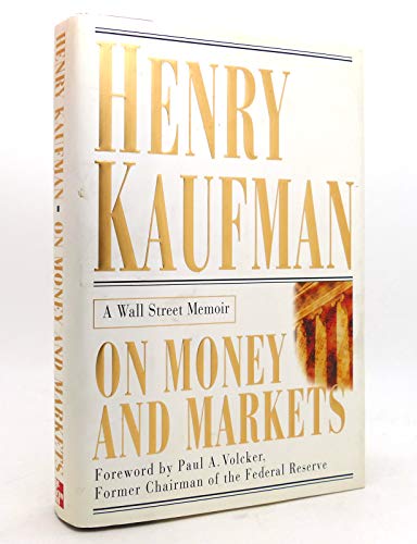 cover image On Money and Markets: A Wall Street Memoir