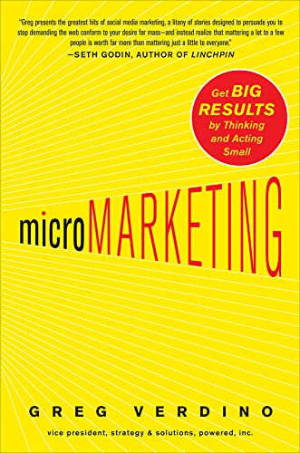 cover image Micromarketing: Get Big Results by Thinking and Acting Small