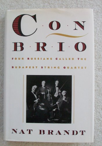 cover image Con Brio: Four Russians Called the Budapest String Quartet