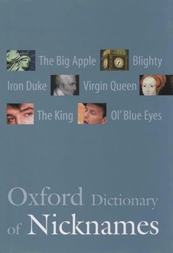 cover image Oxford Dictionary of Nicknames