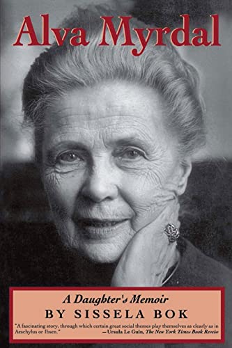 cover image Alva Myrdal: A Daughter's Memoir