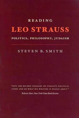 cover image Reading Leo Strauss: Politics, Philosophy, Judaism