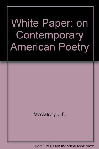 cover image White Paper on Contemporary American Poetry