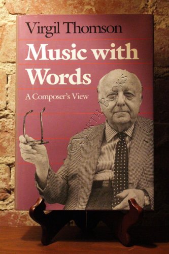 cover image Music with Words: A Composers View