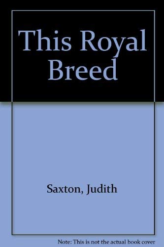 cover image This Royal Breed