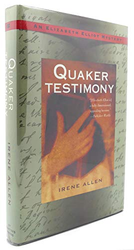 cover image Quaker Testimony: An Elizabeth Elliot Mystery