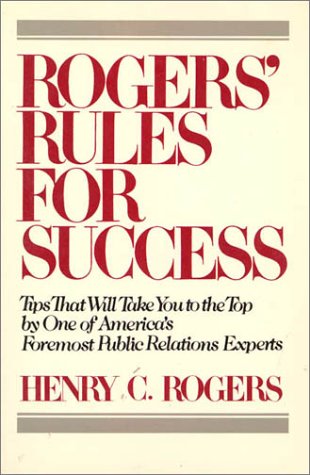 cover image Rogers' Rules for Success / Henry C. Rog