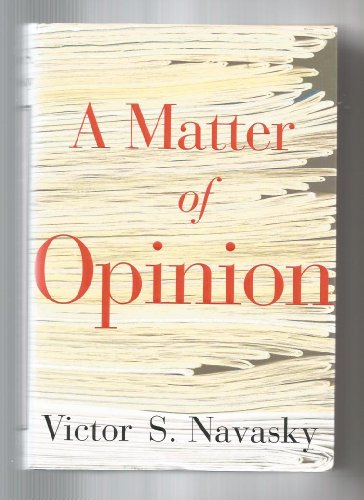 cover image A MATTER OF OPINION