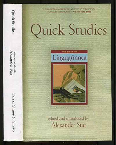 cover image QUICK STUDIES: The Best of Lingua Franca
