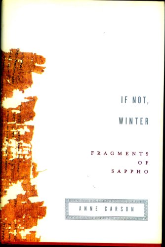 cover image If Not, Winter: Fragments of Sappho
