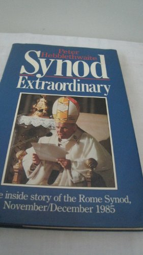cover image Synod Extraordinary