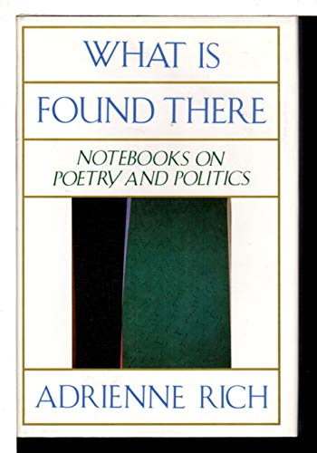 cover image What is Found There: Notebooks on Poetry and Politics