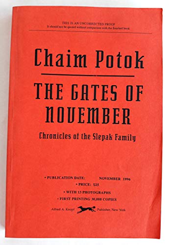 cover image The Gates of November: Chronicles of the Slepak Family