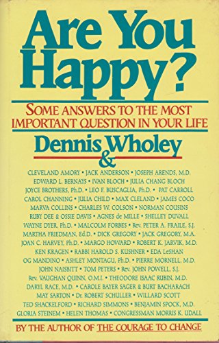 cover image Are You Happy?: Some Answers to the Most Important Question in Your Life