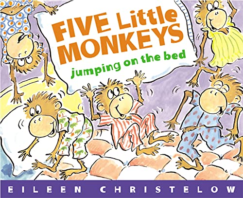 cover image Five Little Monkeys Jumping on the Bed