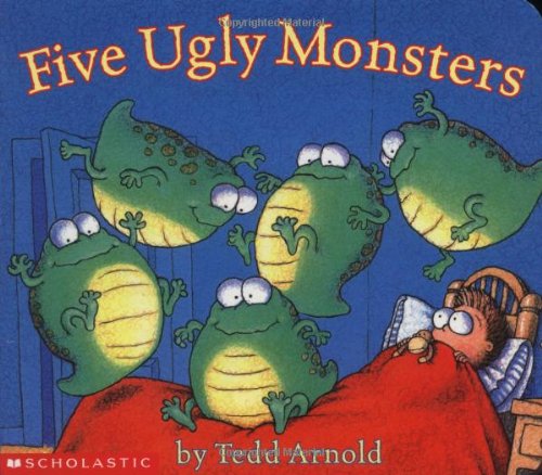 cover image Five Ugly Monsters Board Book Reformat