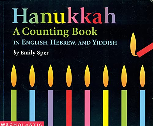 cover image HANUKKAH: A Counting Book in English, Hebrew, and Yiddish