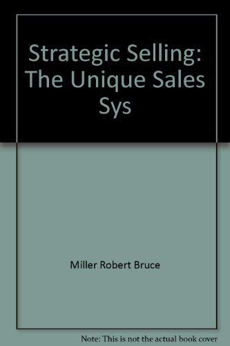 cover image Strategic Selling: The Unique Sales Sys