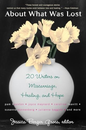 cover image About What Was Lost: 20 Writers on Miscarriage, Healing, and Hope