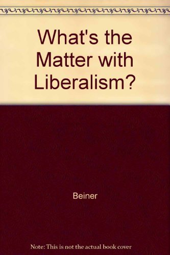 cover image What's the Matter with Liberalism?