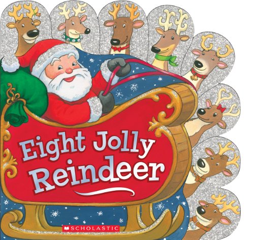 cover image Eight Jolly Reindeer