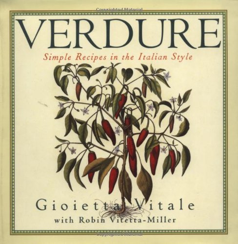 cover image VERDURE: Simple Recipes in the Italian Style