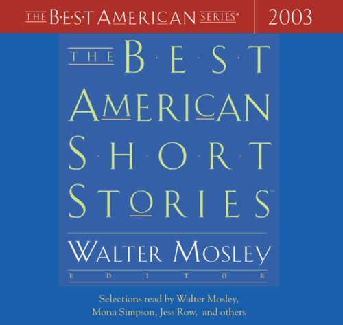 cover image THE BEST AMERICAN SHORT STORIES 2003
