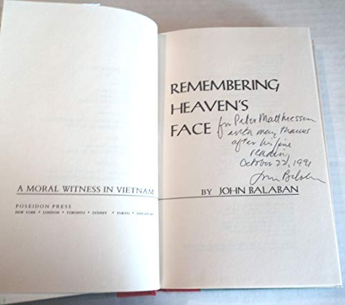cover image Remembering Heaven's Face: A Moral Witness in Vietnam