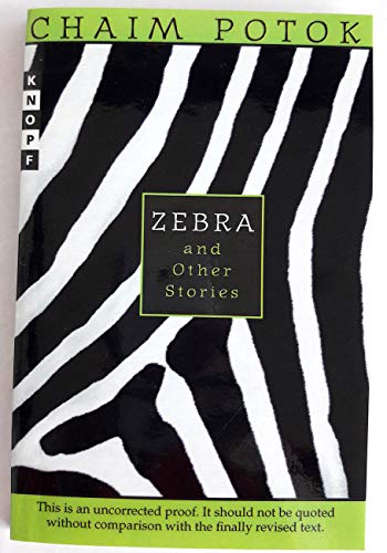 cover image Zebra and Other Stories