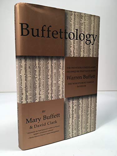 cover image Buffettology: The Previously Unexplained Techniques That Have Made Warren Buffett the Worlds