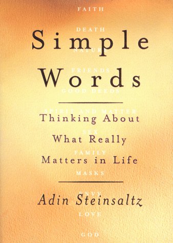 cover image Simple Words: Thinking about What Really Matters in Life