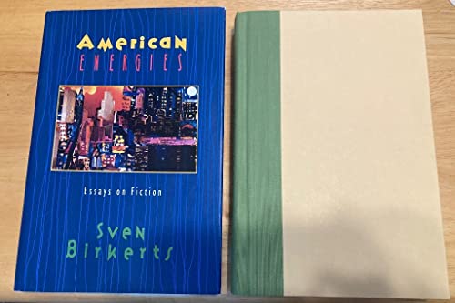 cover image American Energies: Essays on Fiction