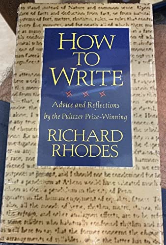 cover image How to Write: Advice and Reflections