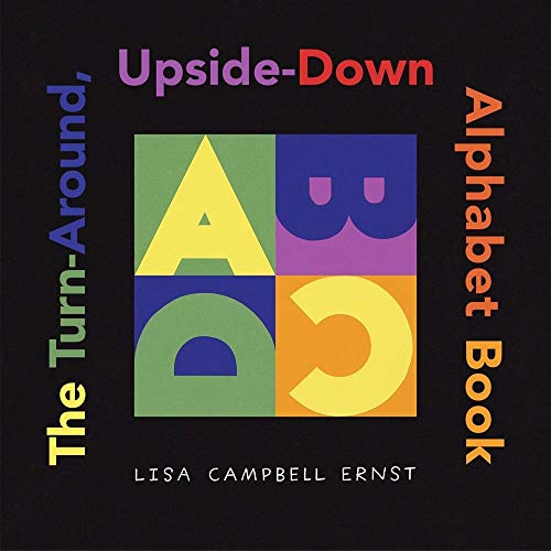 cover image THE TURN-AROUND, UPSIDE-DOWN ALPHABET