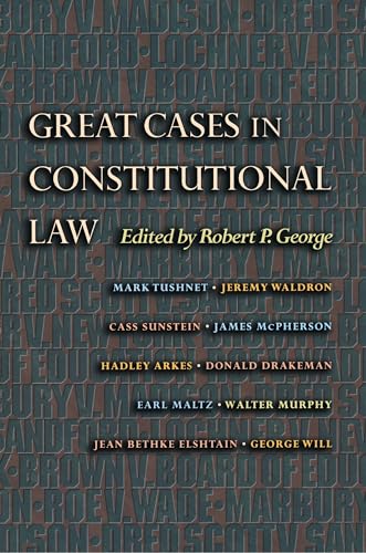 cover image Great Cases in Constitutional Law
