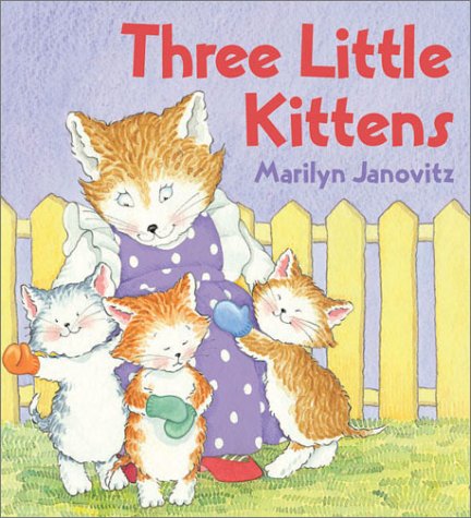 cover image THREE LITTLE KITTENS