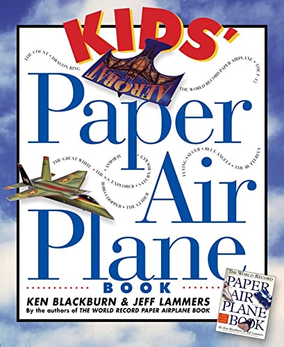 cover image Kids' Paper Airplane Book [With Full-Color Poster of an Airport]