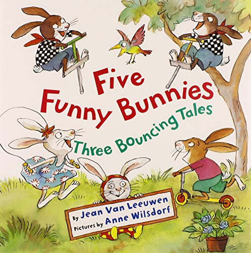 cover image Five Funny Bunnies: 
Three Bouncing Tales