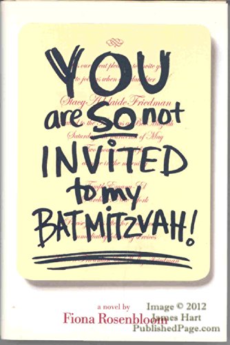 cover image You Are So Not Invited to My Bat Mitzvah!