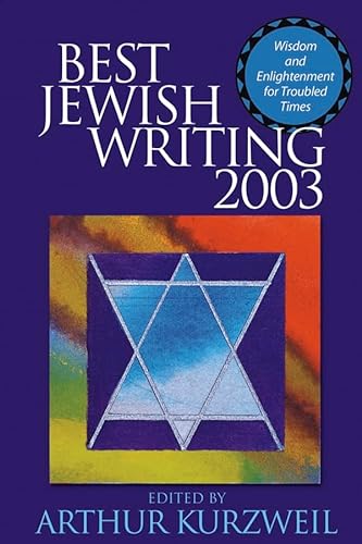 cover image BEST JEWISH WRITING 2003