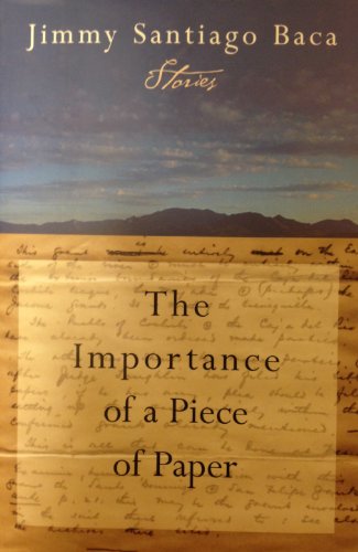 cover image THE IMPORTANCE OF A PIECE OF PAPER: Stories