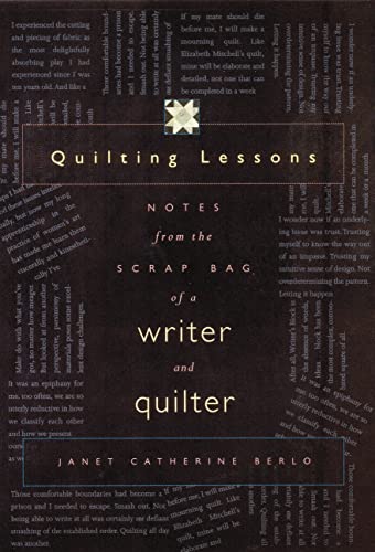 cover image Quilting Lessons: Notes from the Scrap Bag of a Writer and Quilter