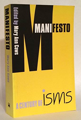 cover image MANIFESTO: A Century of Isms