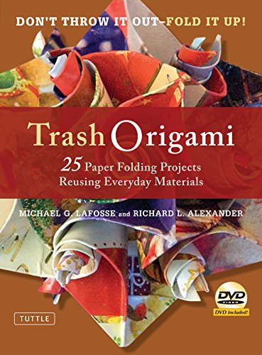 cover image Trash Origami: 25 Paper Folding Projects Reusing Everyday Materials