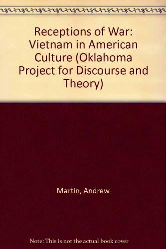 cover image Receptions of War: Vietnam in American Culture