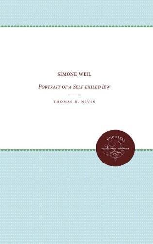 cover image Simone Weil: Portrait of a Self-Exiled Jew